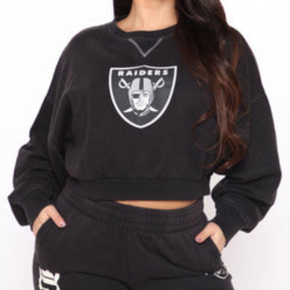 Raiders Cropped Sweater
